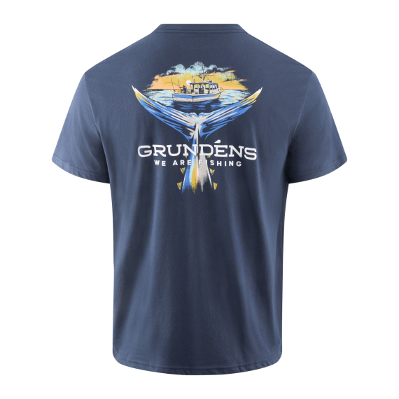 Grundéns Tuna Tailscape SS T-Shirt Dark Navy ryhmässä Vaatteet ja kengät / Vaatetus / T-paidat @ Sportfiskeprylar.se (50538-425-0013r)