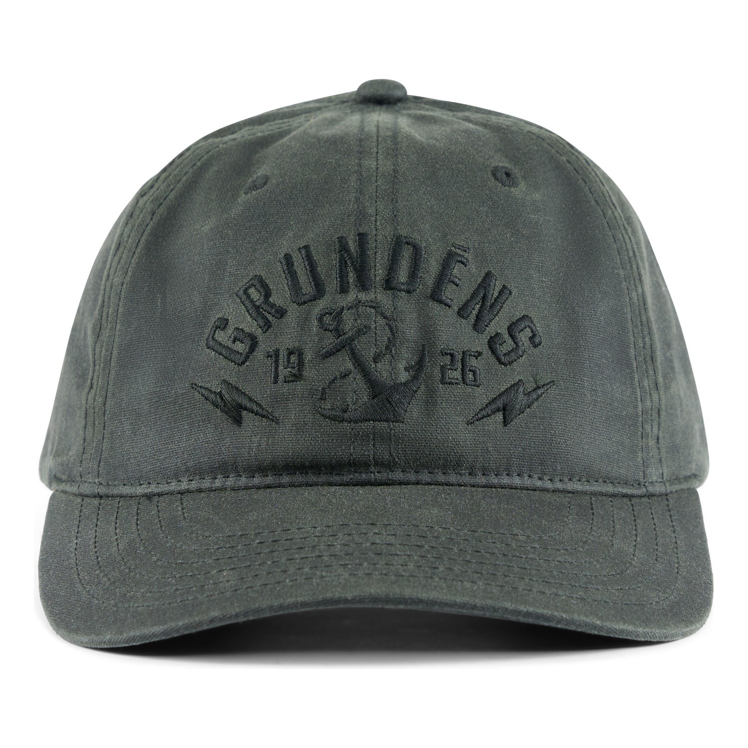 Grundéns Stowaway Waxed Trucker Olive ryhmässä Vaatteet ja kengät / Lippalakit ja päähineet / Lippikset / Trucker lippikset @ Sportfiskeprylar.se (50559-373-0001)