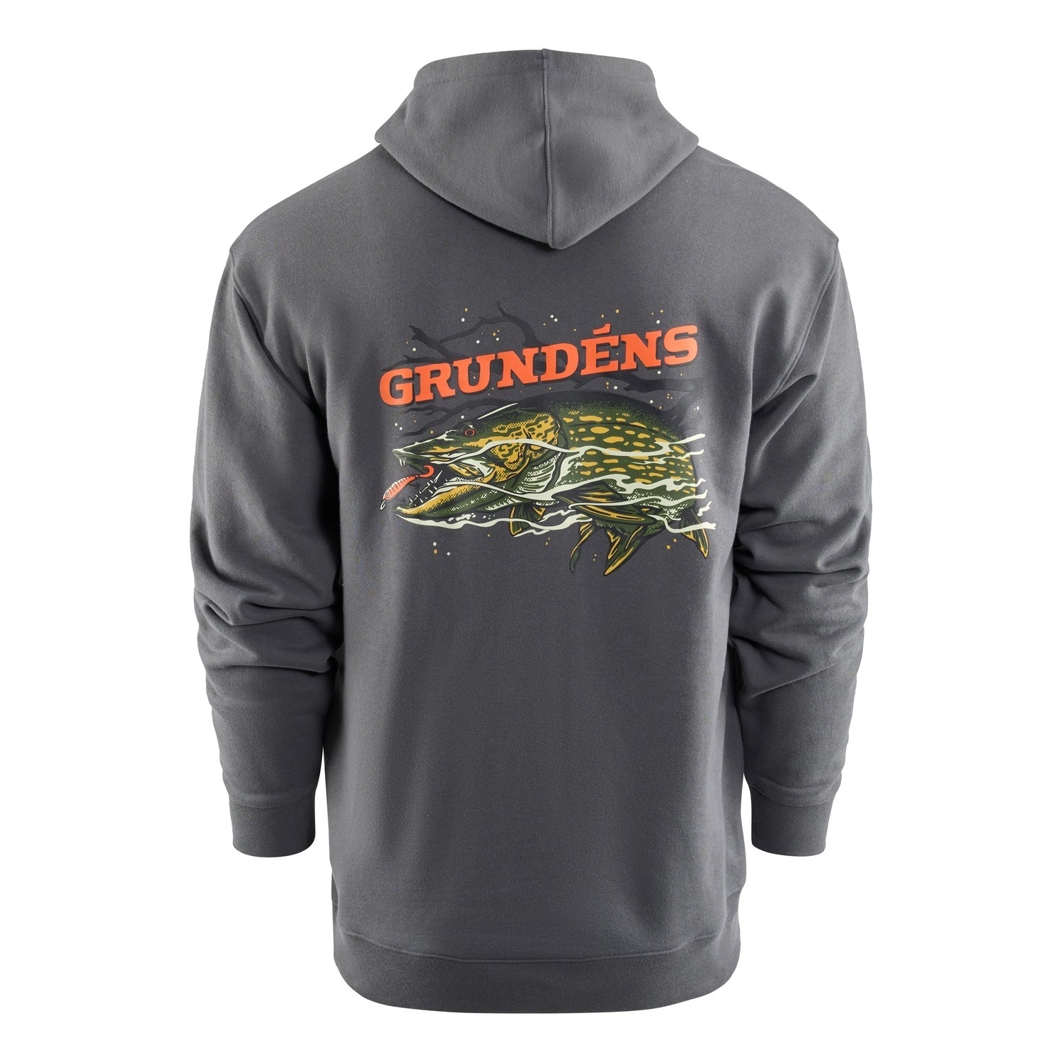 Grundéns Pike Strike Hoodie Anchor ryhmässä Vaatteet ja kengät / Vaatetus / Villapaidat / Hupparit @ Sportfiskeprylar.se (50562-025-0013r)