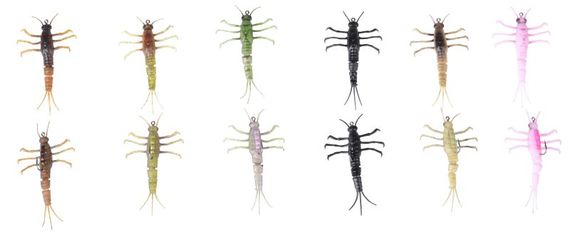 Savage Gear 3D TPE Mayfly Nymph 5cm ryhmässä Vieheet / Jigit ja keinosyötit / Ravut ja Creaturebaits-syötit / Otusjigit @ Sportfiskeprylar.se (50676r)