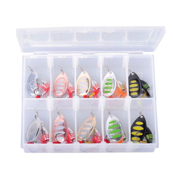 SavageGear Rotex Spinner kit1 #2a & #2 (10kpl) ryhmässä Vieheet / Lippauistimet @ Sportfiskeprylar.se (50722)