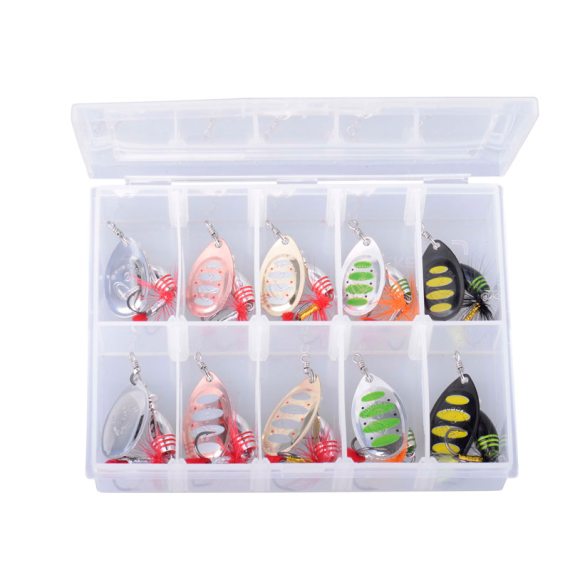 SavageGear Rotex Spinner kit2 #3a & #3 (10kpl) ryhmässä Vieheet / Lippauistimet @ Sportfiskeprylar.se (50723)