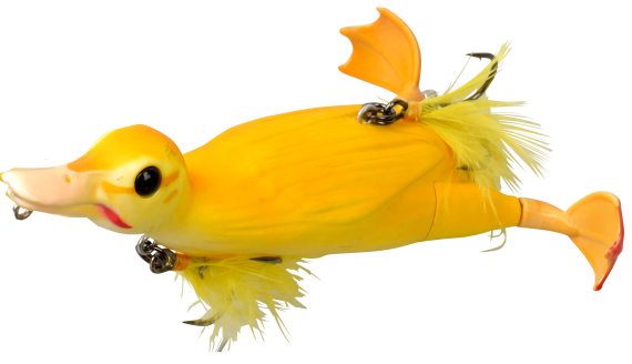 Savage Gear 3D Suicide Duck 105 10,5cm 28g 02-Yellow ryhmässä Uistimet / vieheet / Popperit @ Sportfiskeprylar.se (53731)
