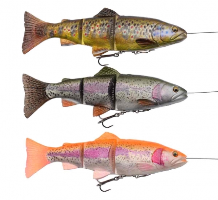 Savage Gear 4D Line Thru Trout 20cm ryhmässä Vieheet / Swimbaits / Pehmeä swimbaitit @ Sportfiskeprylar.se (57388r)