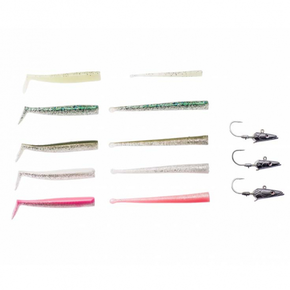 Savage Gear Sandeel Kit 25pcs ryhmässä Vieheet / Viehesarjat @ Sportfiskeprylar.se (57646)