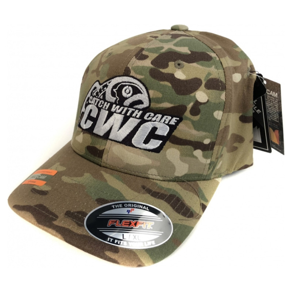 CWC Flexfit Cap Camo ryhmässä Vaatteet ja kengät / Lippalakit ja päähineet / Lippikset / Flexfit-lippikset @ Sportfiskeprylar.se (58-CWC-81Lr)