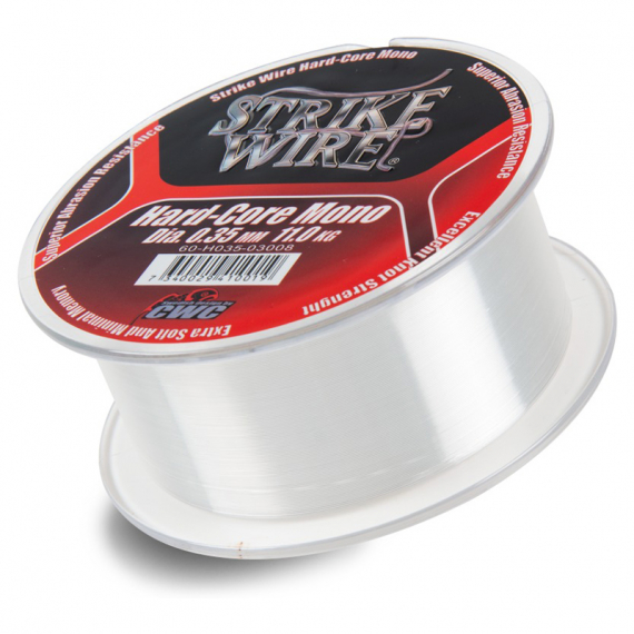 Strike Wire Hard-Core Mono 0,45mm/ 18kg -300m, clear ryhmässä Siimat / Monofiilisiimat @ Sportfiskeprylar.se (60-H045-03008)