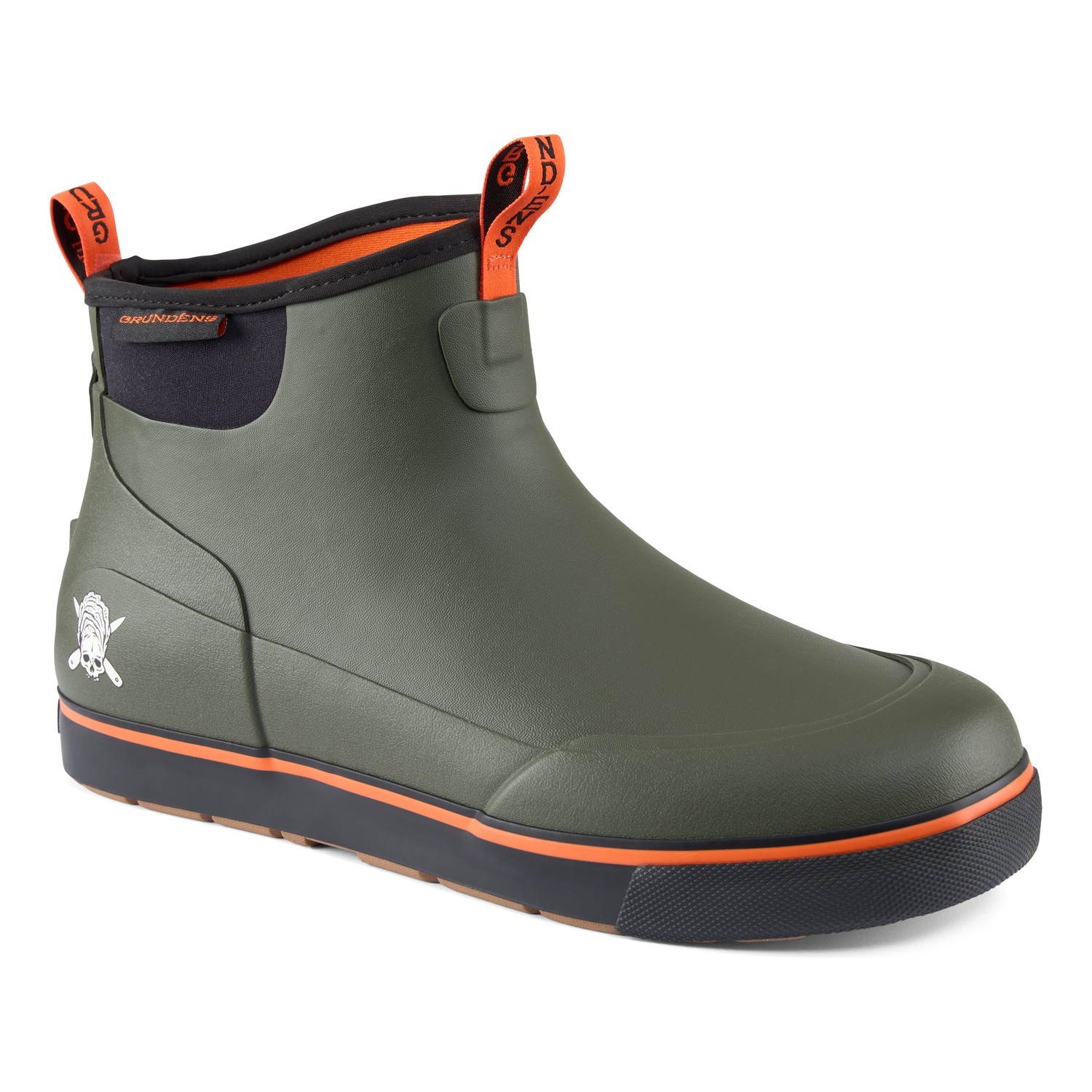 Grundéns Deck-Boss Ankle Boot Zero Shucks Green ryhmässä Vaatteet ja kengät / Jalkineet / Wellington / Kumisaappaat @ Sportfiskeprylar.se (60008-928-1008r)