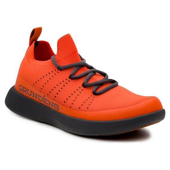 Grundéns Sea Knit Boat Shoe Red Orange ryhmässä Vaatteet ja kengät / Jalkineet / Kengät @ Sportfiskeprylar.se (60018-607-1010r)