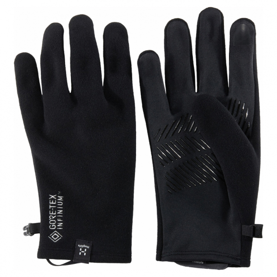 Haglöfs Bow Glove True Black ryhmässä Vaatteet ja kengät / Vaatetus / Käsineet @ Sportfiskeprylar.se (6044412C5665r)