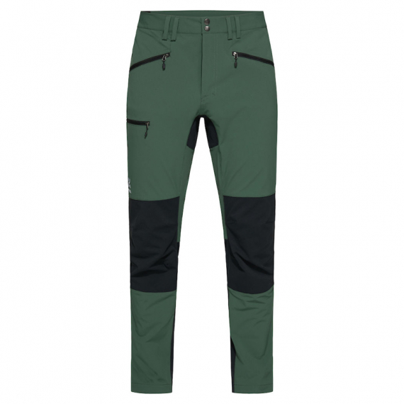 Haglöfs Mid Slim Pant Men Fjell Green/True Black ryhmässä Vaatteet ja kengät / Vaatetus / Housut / Retkeilyhousut @ Sportfiskeprylar.se (6052124HT310r)