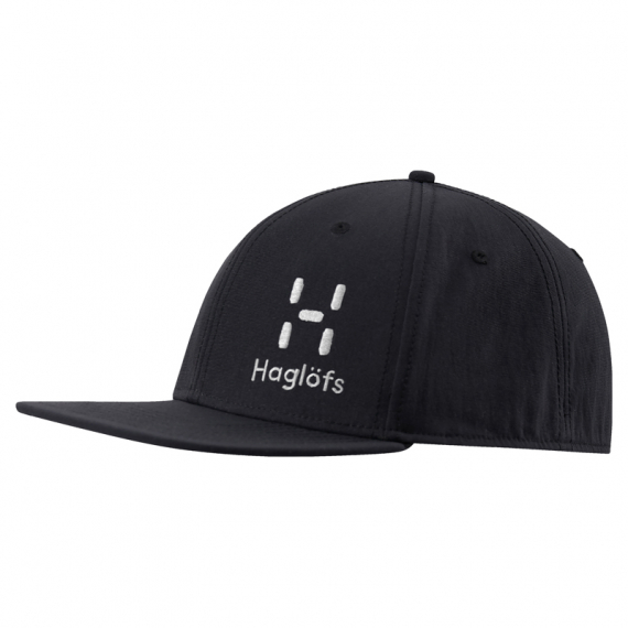 Haglöfs Logo Cap True Black ryhmässä Vaatteet ja kengät / Lippikset ja päähineet / Lippikset / Flexfit-lippikset @ Sportfiskeprylar.se (6053372C5715r)