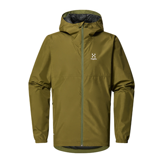 Haglöfs Kaise GTX Jacket Men Olive Green ryhmässä Vaatteet ja kengät / Vaatetus / Takit / Sadetakit @ Sportfiskeprylar.se (6064584VY015r)