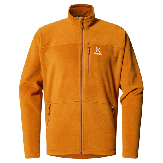Haglöfs Kaise Mid Jacket Men Golden Brown ryhmässä Vaatteet ja kengät / Vaatetus / Takit / Fleecetakit @ Sportfiskeprylar.se (6065405LM020r)