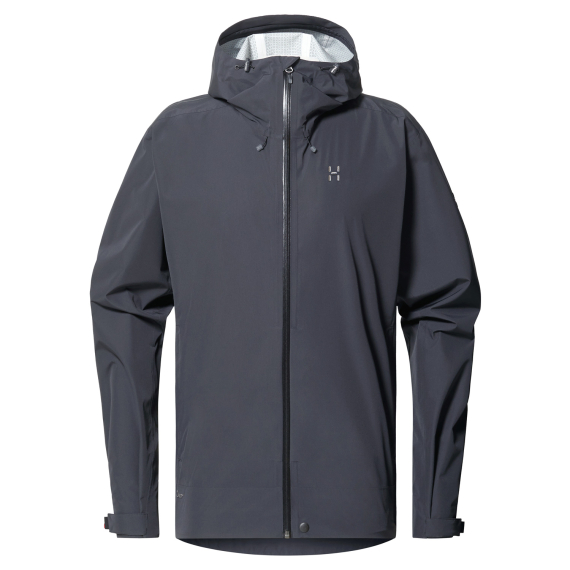 Haglöfs Rosson Proof Jacket Men True Black ryhmässä Superdeals / Vaatteet & Kengät tarjouksessa @ Sportfiskeprylar.se (6076792C5015r)