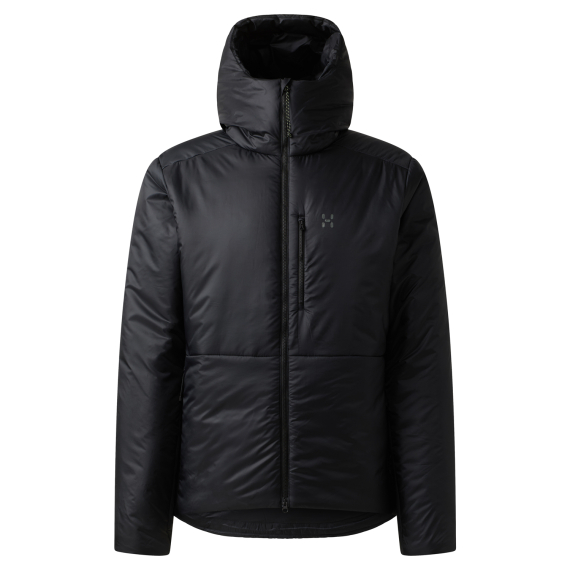 Haglöfs Breeze Mimic Hood Men True Black ryhmässä Vaatteet ja kengät / Vaatetus @ Sportfiskeprylar.se (6078242C5015r)