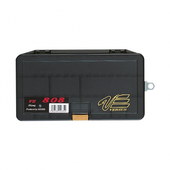 Meiho Versus Worm Type 808, 206x104x41mm - Black ryhmässä Kalastusmenetelmät / Talvikalastus @ Sportfiskeprylar.se (61-VS-808)