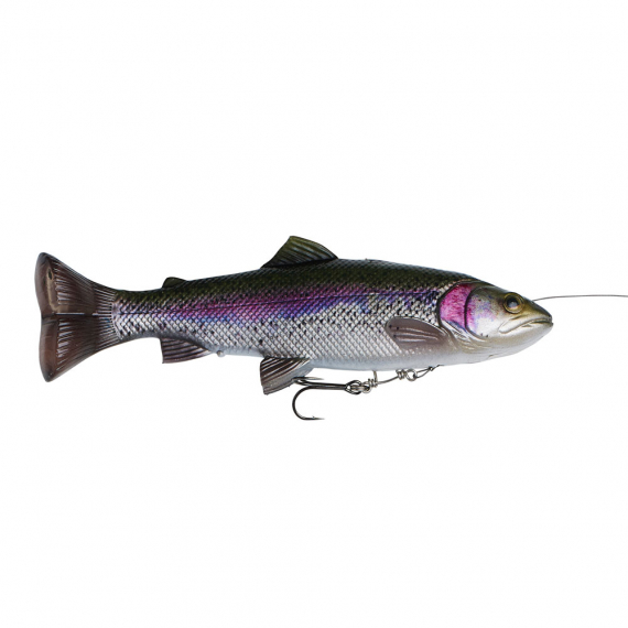 Savage Gear 4D Line Thru Pulsetail Trout 20cm 102g SS Rainbow Trout ryhmässä Vieheet / Swimbaits / Pehmeä swimbaitit @ Sportfiskeprylar.se (61979)