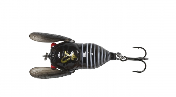 Savage Gear 3D Cicada 33mm 3,5g Floating, Black ryhmässä Uistimet / vieheet / Popperit @ Sportfiskeprylar.se (61987)