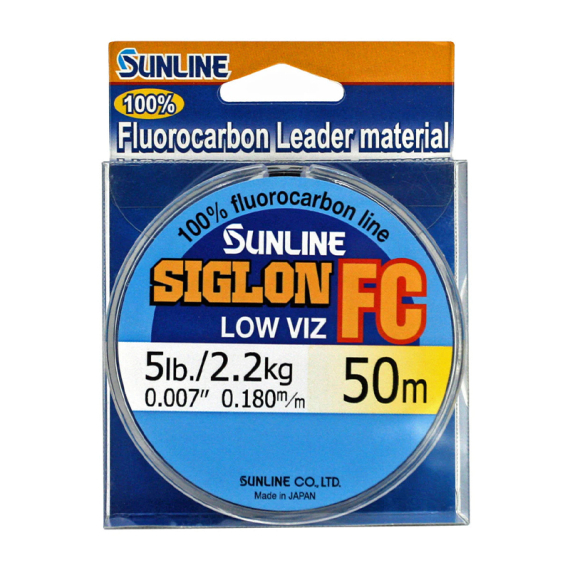 Sunline Siglon FC 100% Clear 50m ryhmässä Koukut & Tarvikkeet / perukkeet & perukemateriaalit / Perukemateriaalit / Perukemateriaali Fluorcarbon @ Sportfiskeprylar.se (63159856r)