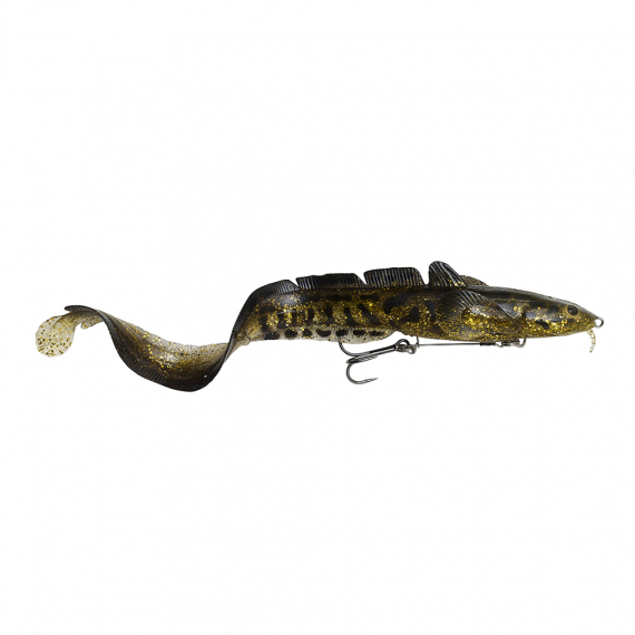 Savage Gear 3D Burbot 25cm 70g SS Gold Burbot UV ryhmässä Vieheet / Jigit ja keinosyötit / Haukijigit @ Sportfiskeprylar.se (63849)