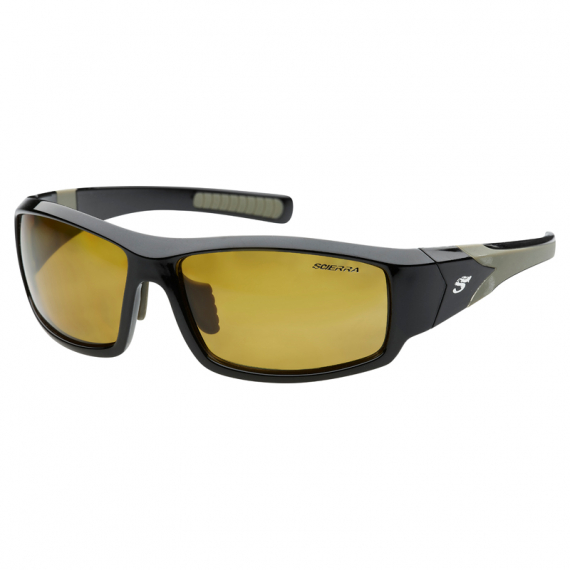 Scierra Wrap Arround Sunglasses - Yellow Lens ryhmässä Vaatteet ja kengät / Silmälasit / Polaroidut aurinkolasit @ Sportfiskeprylar.se (65486)
