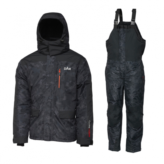 DAM Camovision Thermo Suit 2pcs, Black/Grey ryhmässä Vaatteet ja kengät / Vaatetus / Kalastusasut @ Sportfiskeprylar.se (65504r)