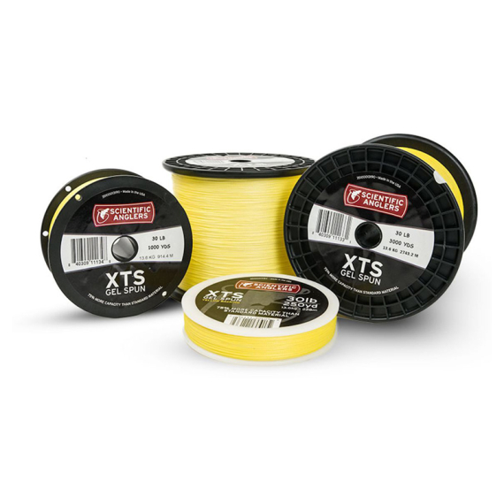 SA XTS Gel Spun Backing Yellow ryhmässä Siimat / Perhokalastussiimat / Pohjasiimat @ Sportfiskeprylar.se (673137r)
