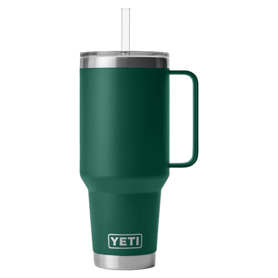 Yeti Rambler 42 Oz Straw Mug - Black Forest Green ryhmässä Retkeily / ulkoilu / Retkikeittiöt & keittiövälineet / Termokset / Termosmukit @ Sportfiskeprylar.se (70000004251)