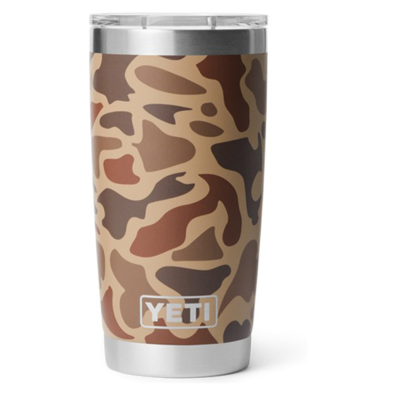 Yeti Rambler 20 Oz Tumbler - Wetlands Camo ryhmässä Retkeily / ulkoilu / Retkikeittiöt & keittiövälineet / Termokset / Termosmukit @ Sportfiskeprylar.se (70000004932)