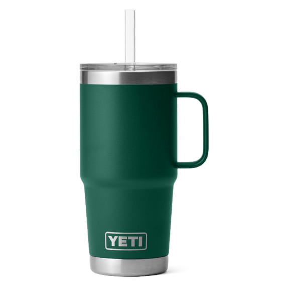 Yeti Rambler 25 Oz Straw Mug - Black Forest Green ryhmässä Retkeily / ulkoilu / Retkikeittiöt & keittiövälineet / Termokset / Termosmukit @ Sportfiskeprylar.se (70000004935)