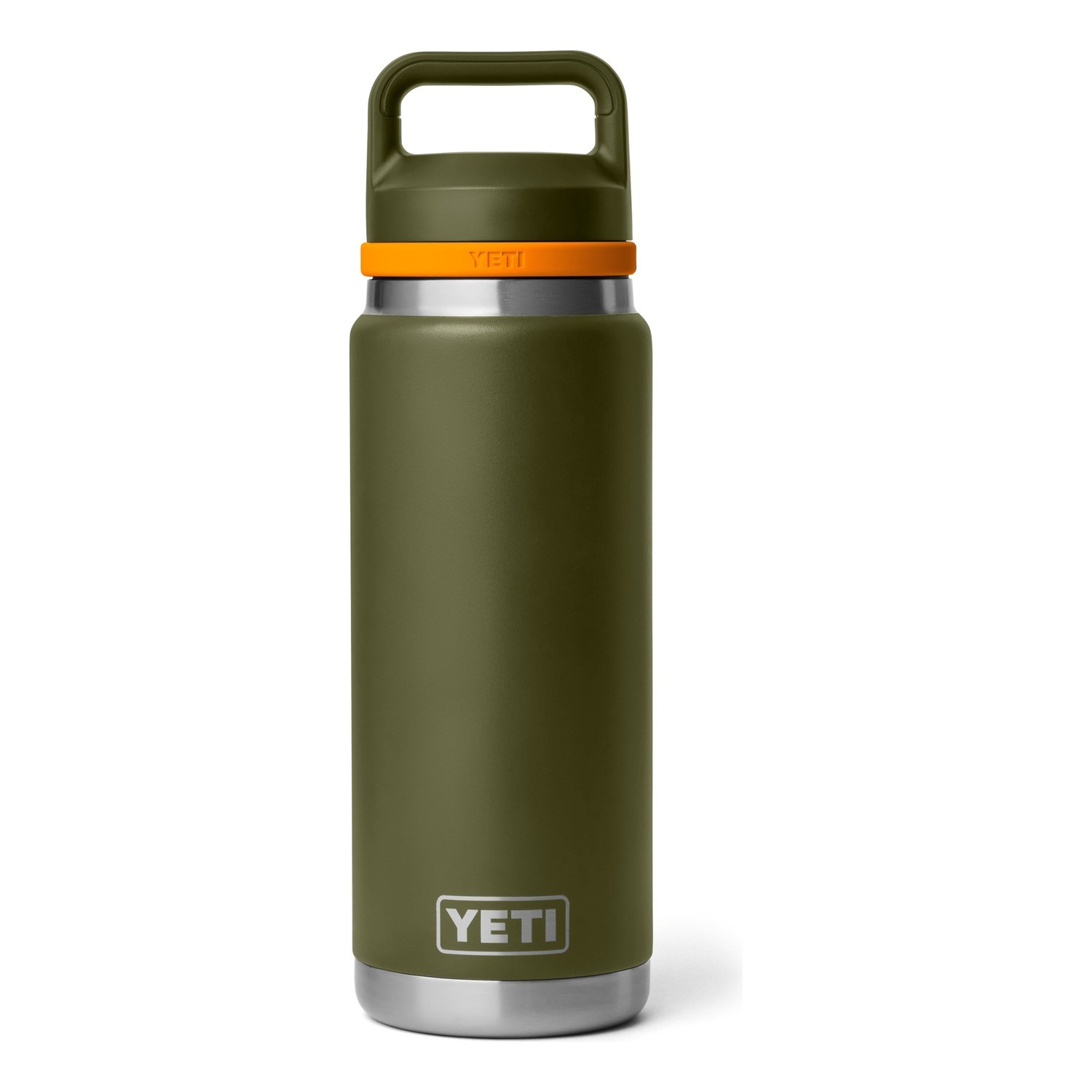 Yeti Rambler 26 Oz C Bottle Chug - Olive/King Crab Orange ryhmässä Retkeily / ulkoilu / Retkikeittiöt & keittiövälineet / Termokset / Termos @ Sportfiskeprylar.se (70000007246)