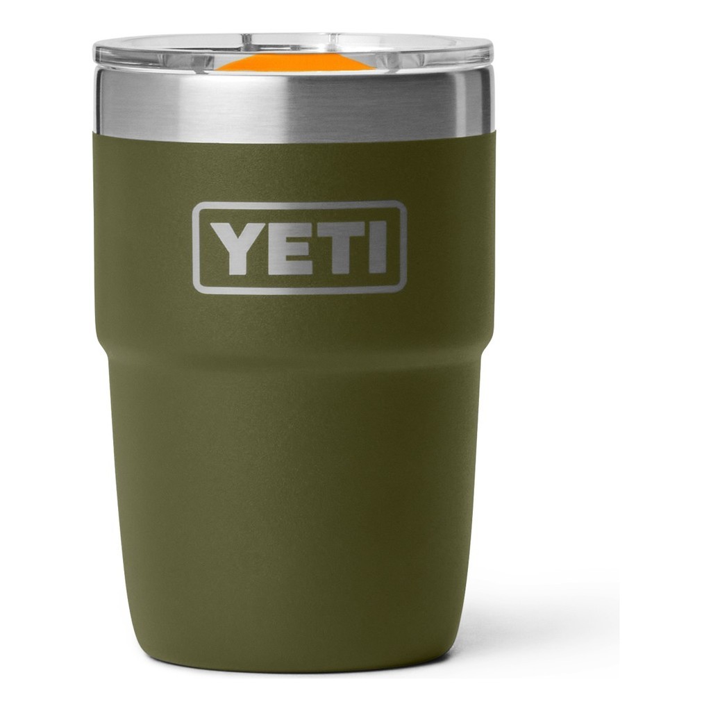Yeti Rambler 8 Oz Cl Cup Ms - Olive/King Crab Orange ryhmässä Retkeily / ulkoilu / Retkikeittiöt & keittiövälineet / Termokset / Termosmukit @ Sportfiskeprylar.se (70000007249)