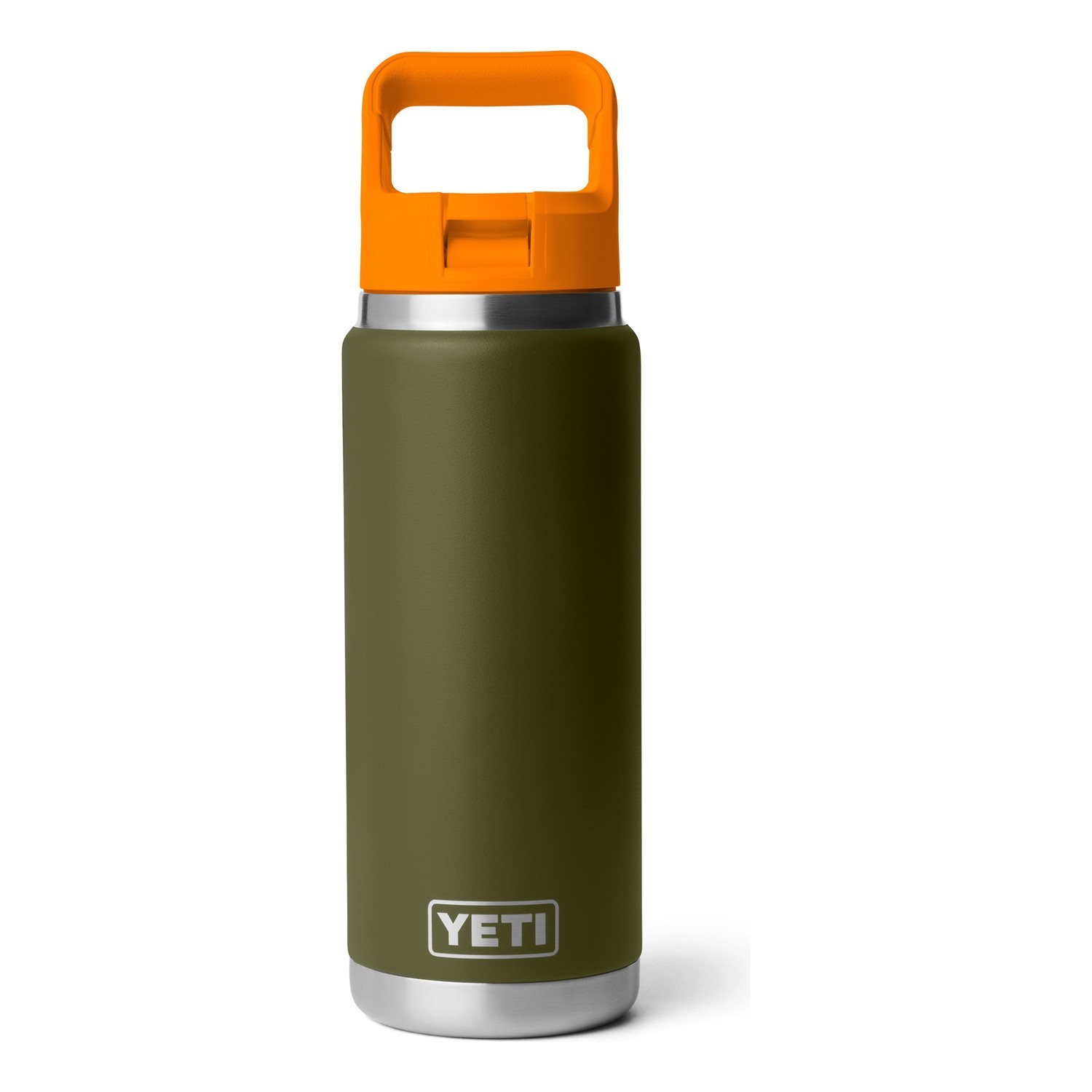 Yeti Rambler 26 Oz C Straw Bottle - Olive/King Crab Orange ryhmässä Retkeily / ulkoilu / Retkikeittiöt & keittiövälineet / Termokset / Termos @ Sportfiskeprylar.se (70000007323)