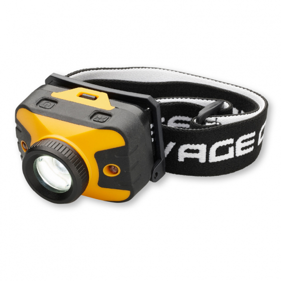 Savage Gear Headlamp UV/Zoom 5W/400Lumens ryhmässä Retkeily / ulkoilu / Lamput & lyhdyt / Otsalamput @ Sportfiskeprylar.se (70777)