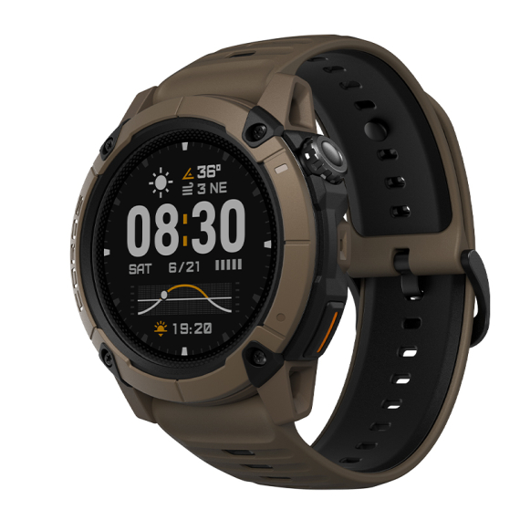 Coros Watch Nomad Brown ryhmässä Veneilyelektroniikka & veneily / Älykellot @ Sportfiskeprylar.se (720344)