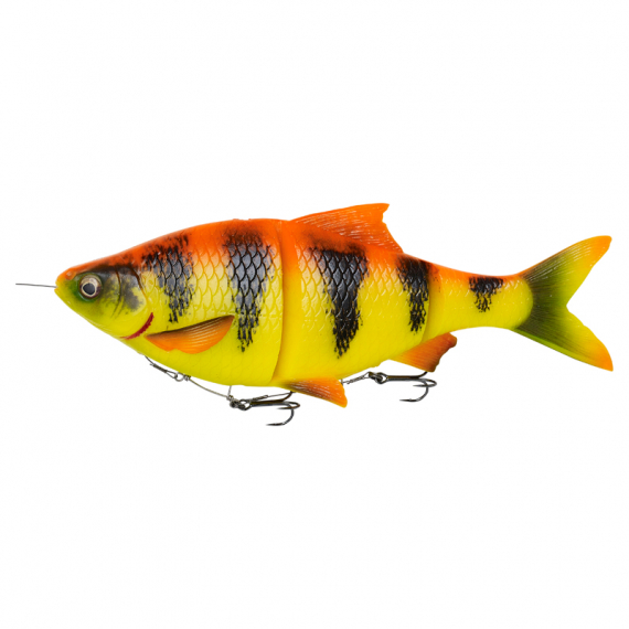 Savage Gear 4D Line Thru Roach MS 18cm, 86g - Golden Ambulance ryhmässä Vieheet / Swimbaits / Pehmeä swimbaitit @ Sportfiskeprylar.se (72130)