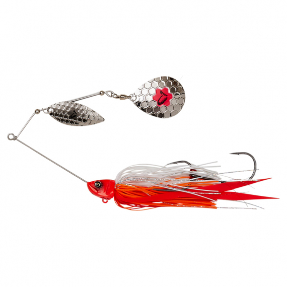 Savage Gear Da\'Bush Spinnerbait 16cm 32g Sinking - Red Head Silver ryhmässä Vieheet / Spinnerbaitit @ Sportfiskeprylar.se (72613)