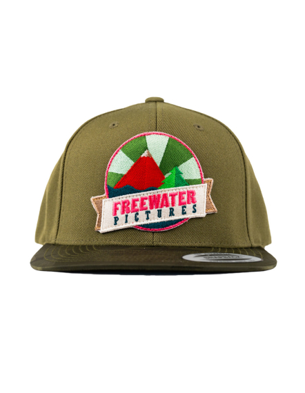Freewater Pictures Snapback - Camo/Green ryhmässä Vaatteet ja kengät / Lippalakit ja päähineet / Lippikset / Snapback-lippikset @ Sportfiskeprylar.se (7350139701884)