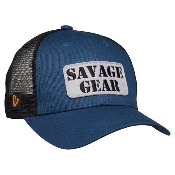 Savage Gear Logo Badge Cap, Teal Blue ryhmässä Vaatteet ja kengät / Lippikset ja päähineet / Lippikset / Trucker lippikset @ Sportfiskeprylar.se (73712)