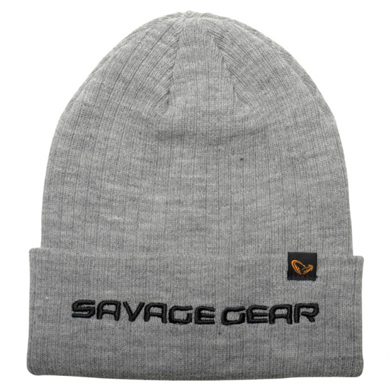 Savage Gear Fold-Up Beanie, Light Grey Melange ryhmässä Vaatteet ja kengät / Lippikset ja päähineet / Lakit & pipot @ Sportfiskeprylar.se (73741)