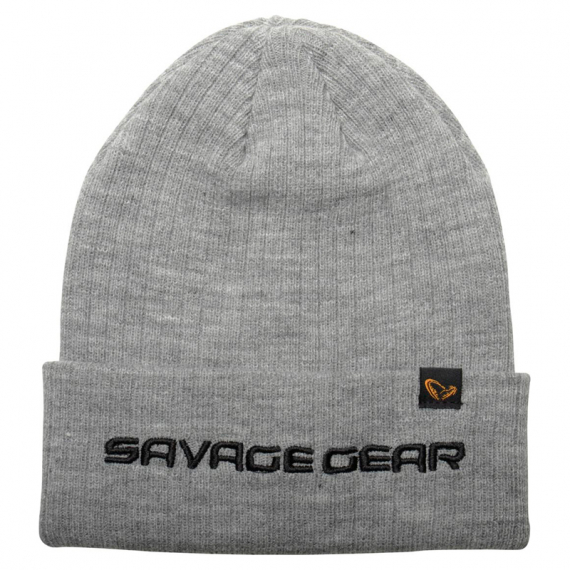 Savage Gear Fold-Up Beanie, Light Grey Melange ryhmässä Vaatteet ja kengät / Lippalakit ja päähineet / Lakit & pipot @ Sportfiskeprylar.se (73741)