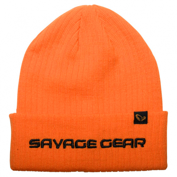 Savage Gear Fold-Up Beanie, Sun Orange ryhmässä Vaatteet ja kengät / Lippalakit ja päähineet / Lakit & pipot @ Sportfiskeprylar.se (73742)
