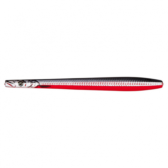 Savage Gear Line Thru Sandeel Nail 10cm 16g - Black Red ryhmässä Vieheet / Taimenvieheet ja rannikkovaaput / Rannikkovaapput @ Sportfiskeprylar.se (74167)