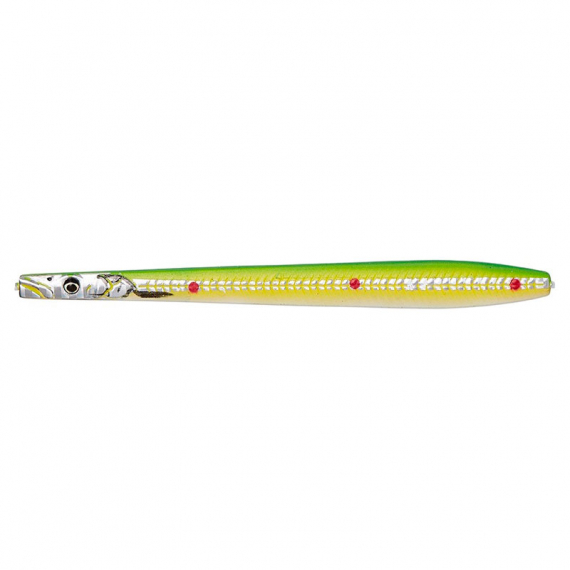 Savage Gear Line Thru Sandeel Nail 10cm 16g - Fluo Green ryhmässä Vieheet / Taimenvieheet ja rannikkovaaput / Rannikkovaapput @ Sportfiskeprylar.se (74169)