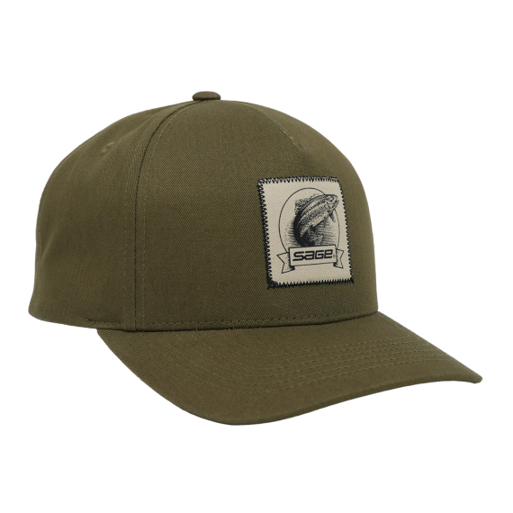Sage Heritage Logo Twill Snapback Hat ryhmässä Vaatteet ja kengät / Lippalakit ja päähineet / Lippikset @ Sportfiskeprylar.se (7483)