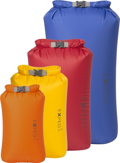 Exped Fold Drybag 4-Pack XS-L ryhmässä Säilytys / Vedenpitävät laukut @ Sportfiskeprylar.se (7640171994147EANr)
