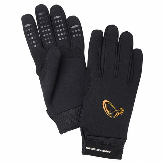 Savage Gear Neoprene Stretch Glove, Black ryhmässä Vaatteet ja kengät / Vaatetus / Käsineet @ Sportfiskeprylar.se (76465r)