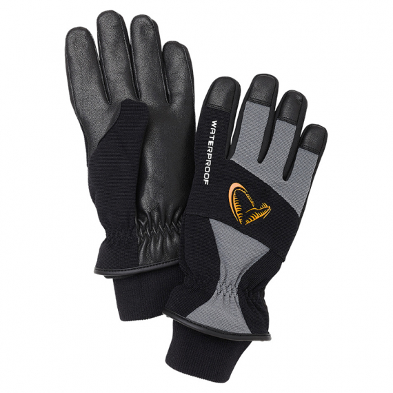 Savage Gear Thermo Pro Glove, Grey/Black ryhmässä Vaatteet ja kengät / Vaatetus / Hanskat ja rukkaset @ Sportfiskeprylar.se (76468r)