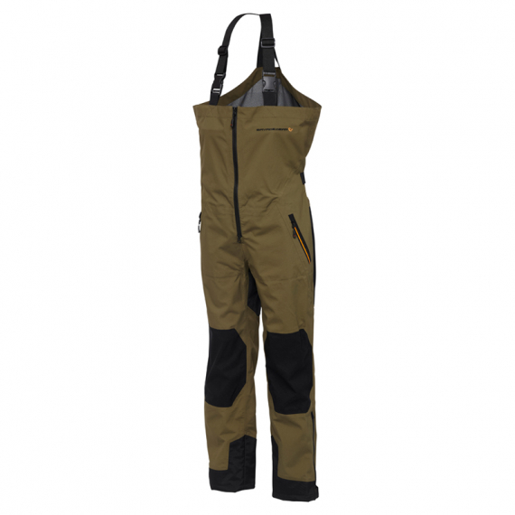 Savage Gear SG4 Bib & Brace Olive Green ryhmässä Vaatteet ja kengät / Vaatetus / Housut / Avohaalarit @ Sportfiskeprylar.se (76564r)